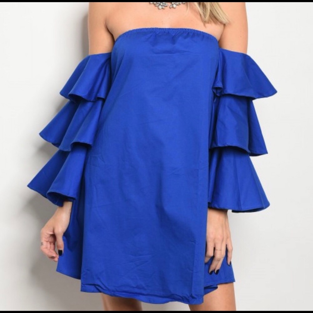 Ruffle Dress Off The Shoulder
